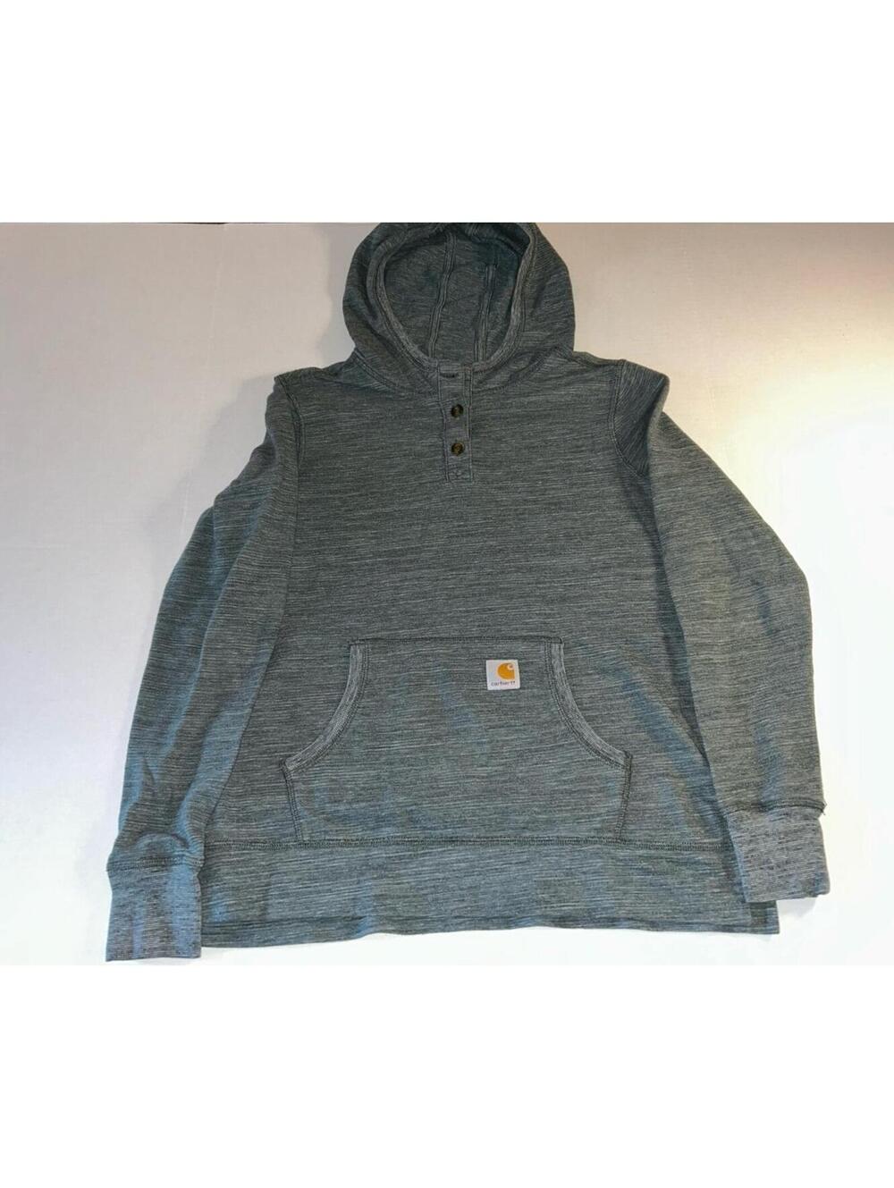 Carhartt Hooded Long Sleeve Gray Women’s Size large
